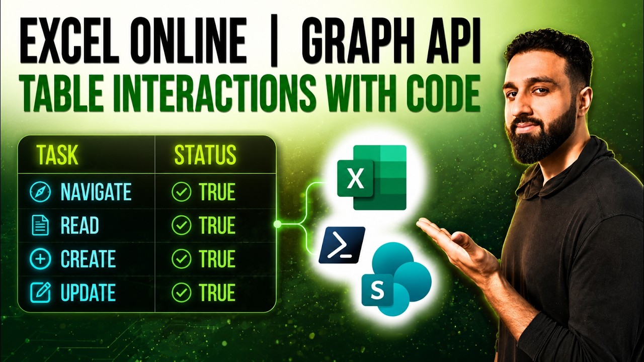 Excel Online Graph API — автоматизируйте работу с электронными таблицами