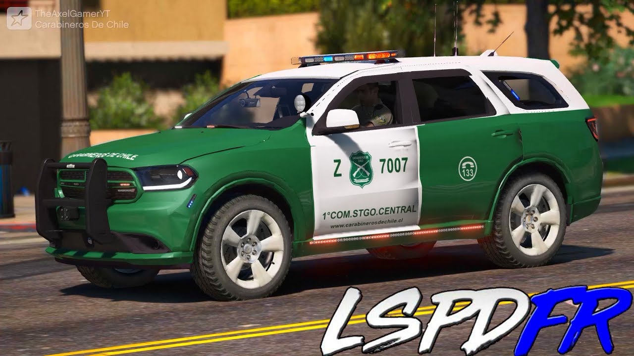 GTA V LSPDFR #152 CARABINEROS DE CHILE - HACIENDO CUMPLIR LA LEY  | TheAxelGamer