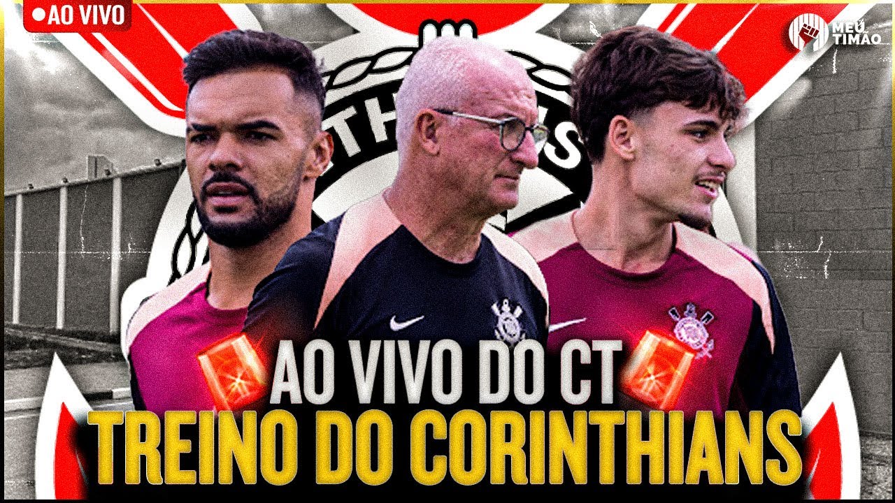 AO VIVO 🔴 TREINO ABERTO NO CT DO CORINTHIANS