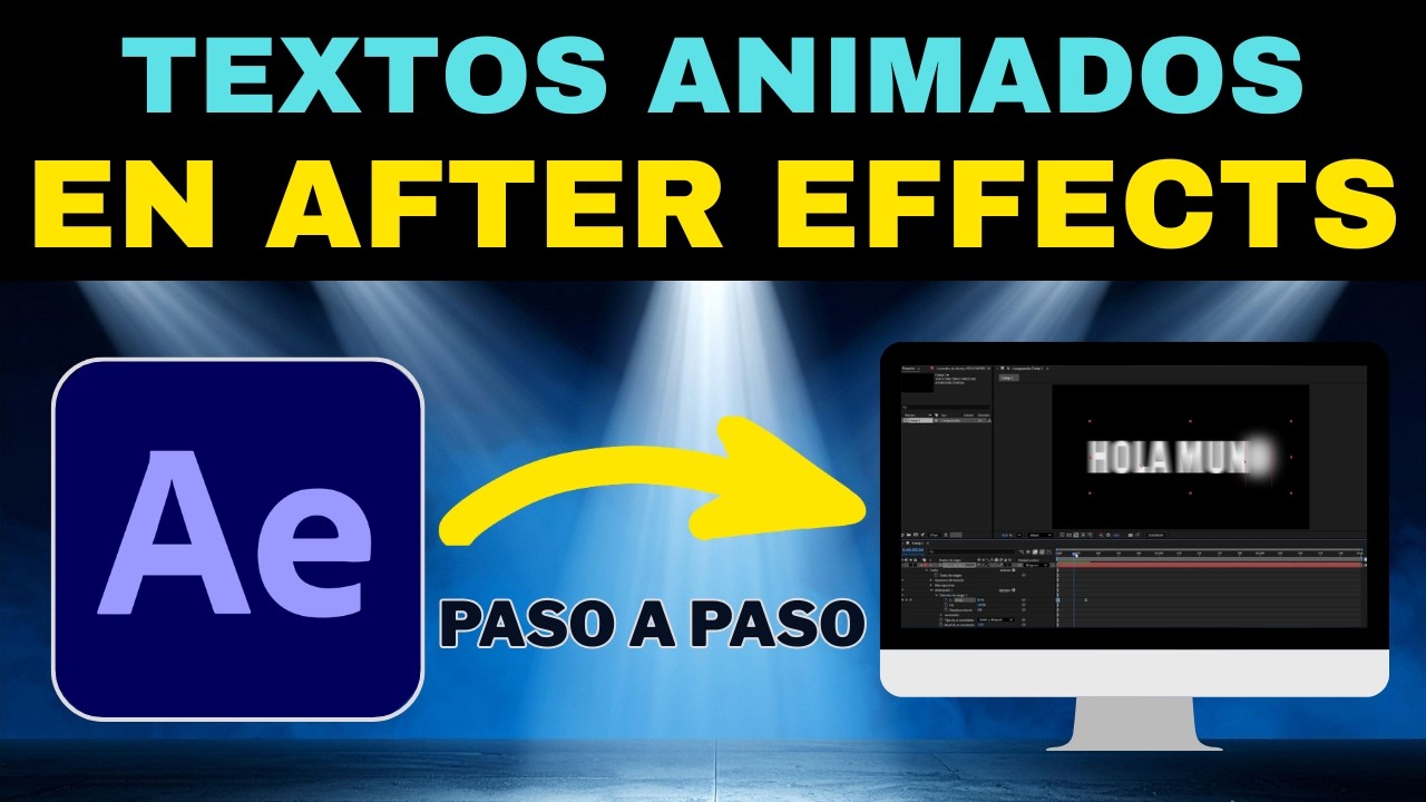 🎬 Cómo Crear Textos Animados en After Effects Paso a Paso 🚀 (Desde CERO)