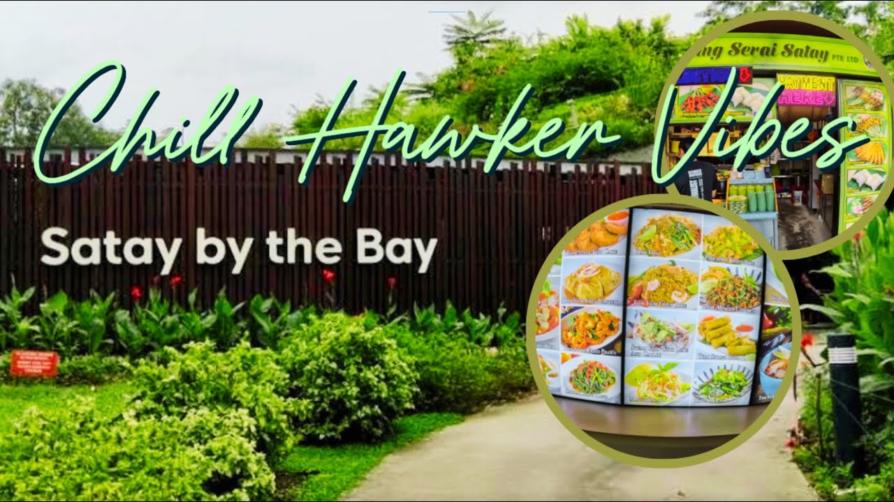 Exploring Satay by the Bay 🍢 | Food Walk in Gardens by the Bay, Singapore