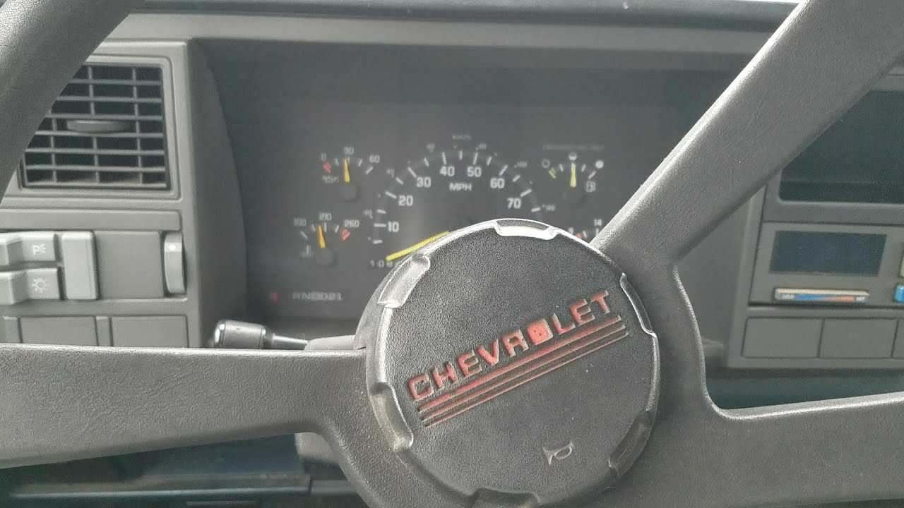 Светодиодная подсветка приборной панели Chevrolet Silverado 1992 года.