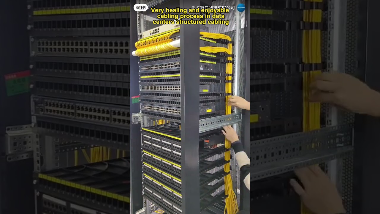 Data center cabling can be healing and pleasant process by using channel cable manager