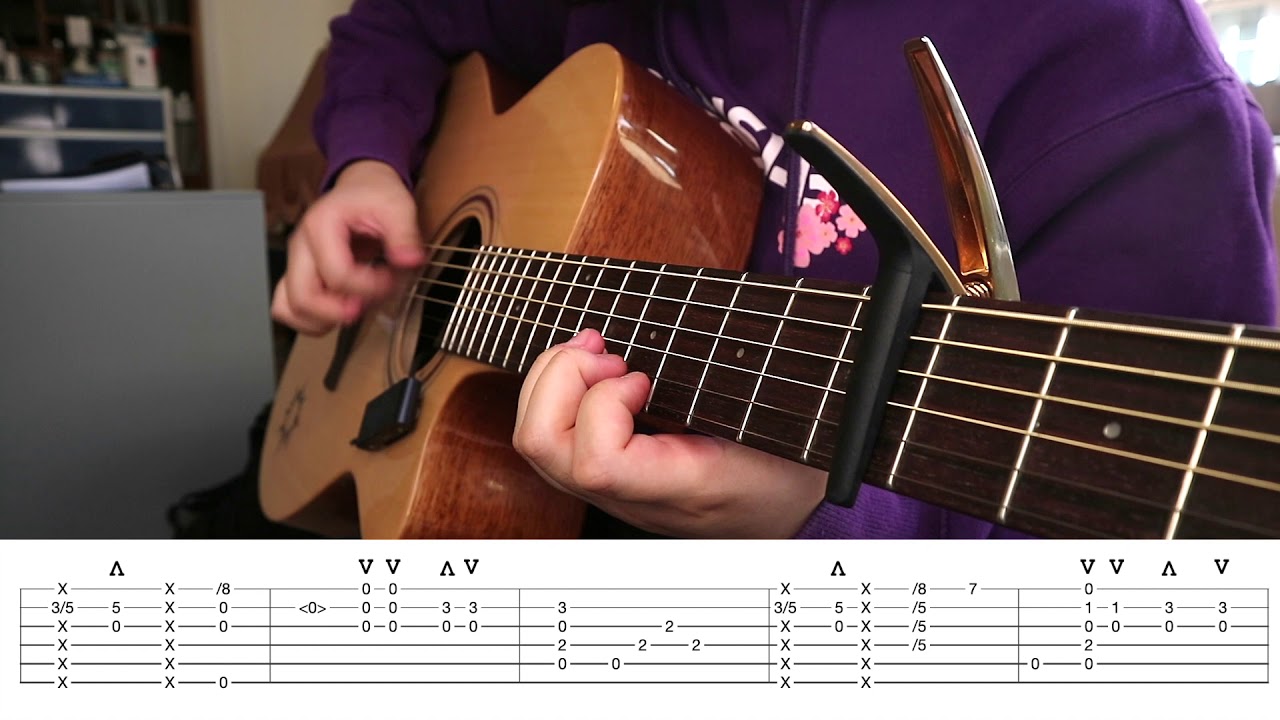 Heather - Conan Gray (Andrew Foy Arrangement) (fingerstyle guitar tab playthrough) (free tabs)