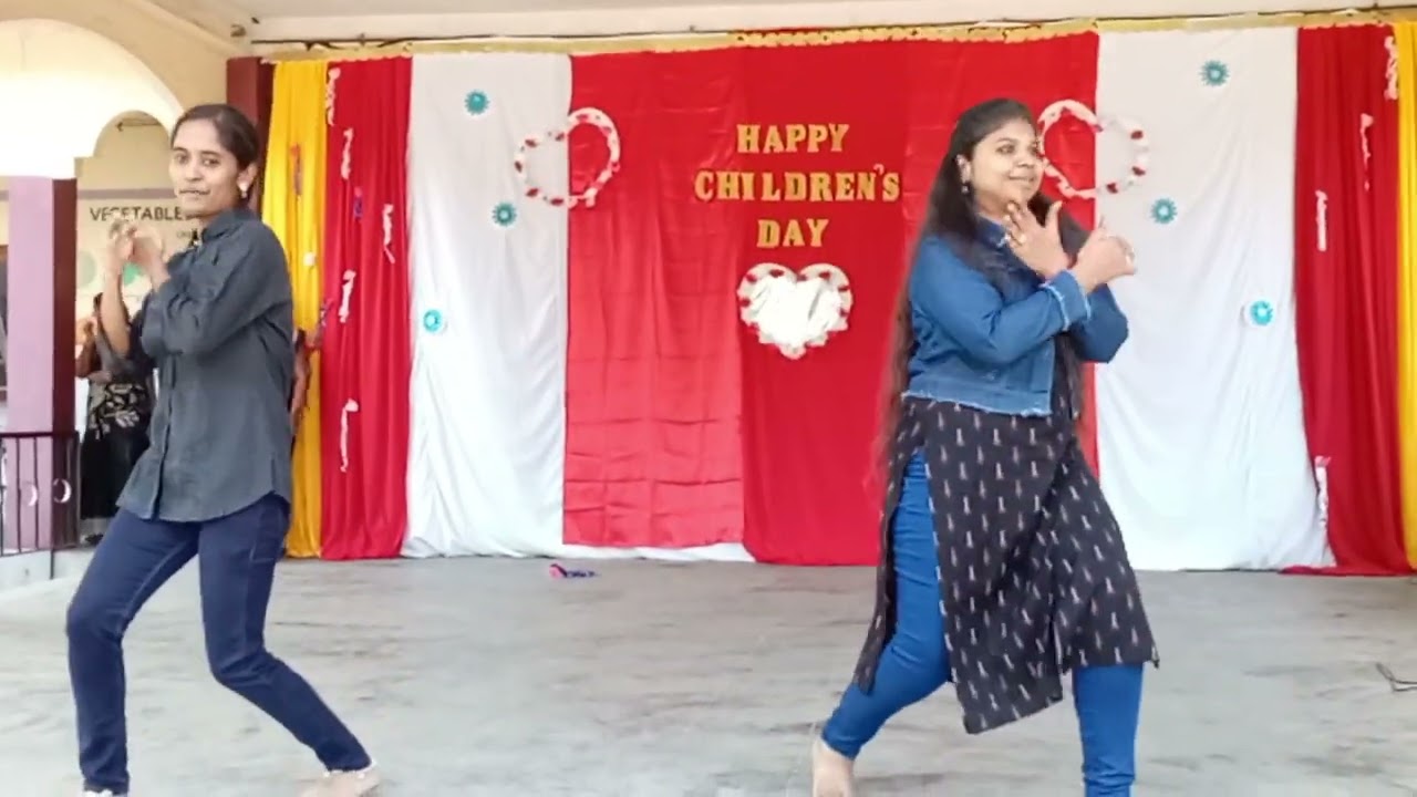 COUPLE DANCE CHILDREN DAY CELEBRATION ST ANNS MATRIC TM PALAYAM