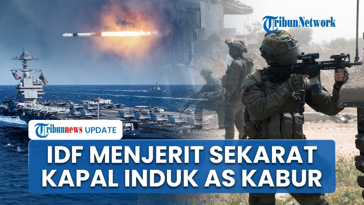 Rangkuman Perang Israel-Hamas: Suara IDF Menjerit Kesakitan, Kapal Induk Nuklir AS Kabur Dibom Yaman