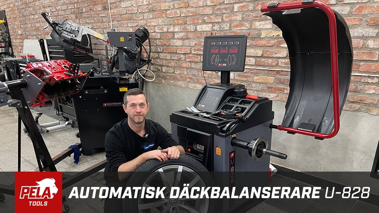 Automatisk däckbalanserare U-828 från PELA Tools