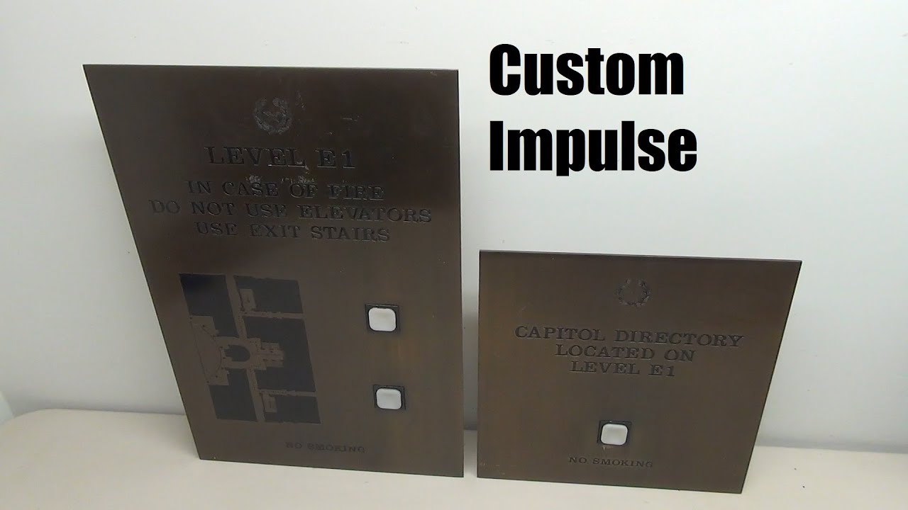 Wiring Two Custom Dover Impulse Elevator Buttons