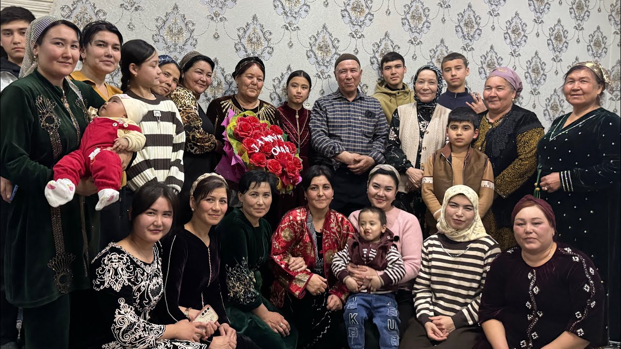 BERUNIY OFY ZAMIRA ONAMIZ 63 YOSHDA FARZANDLAR NOMDAN TABRIKLADIK