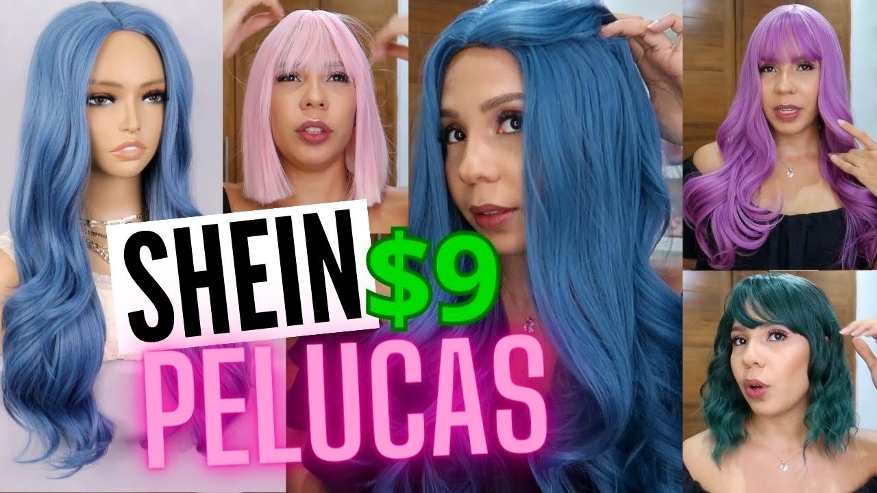 SHEIN Halloween Wigs😍 PROBANDO PELUCAS DE $9 US❗️♡│Mirianny