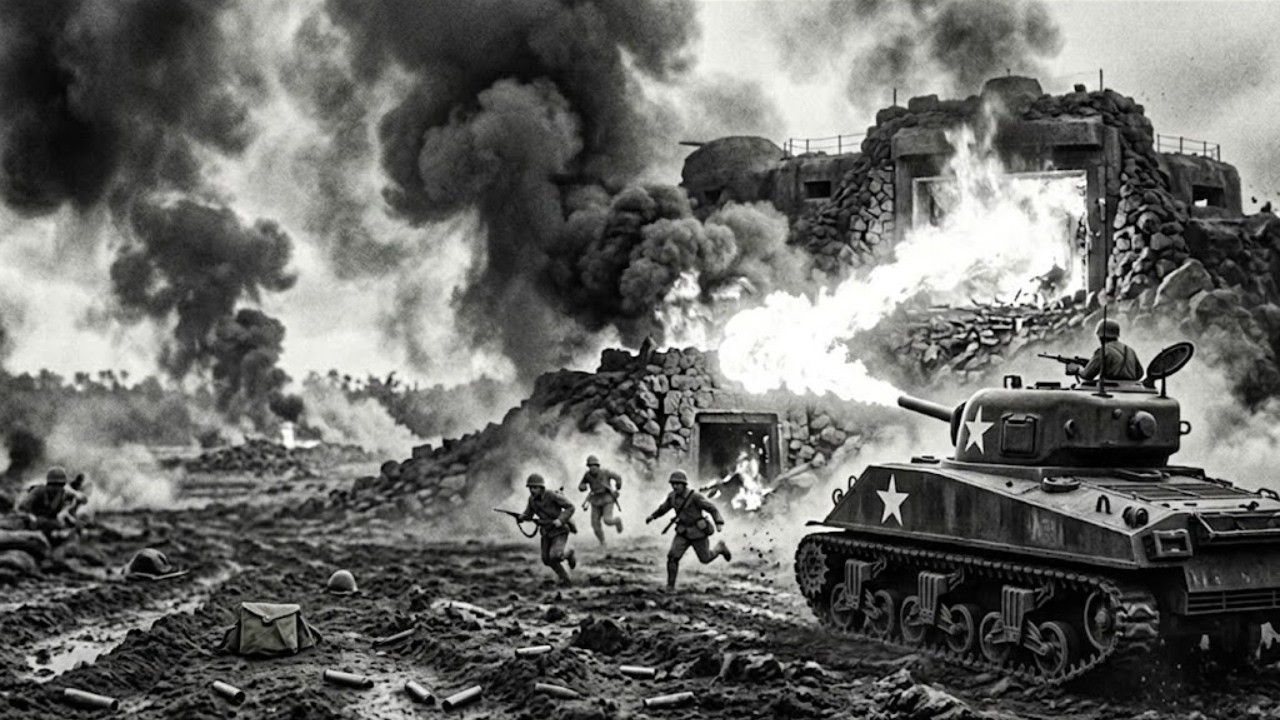 Japanese Tank Commanders Couldn't Believe American Flamethrower Tanks Burned Out Fortified Positions