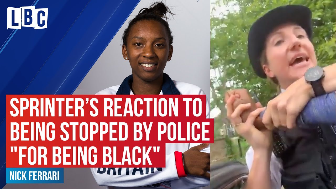 Team GB's Bianca Williams calls LBC after being stopped by police 