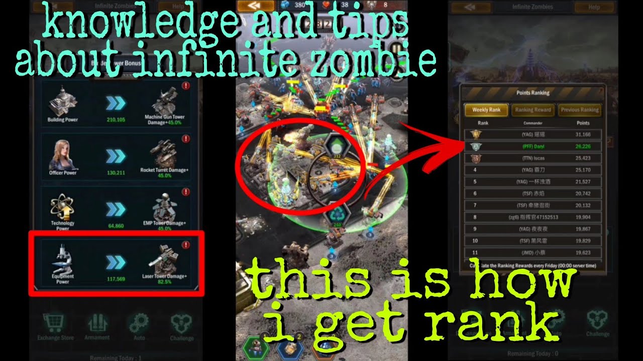 knowledge and tips about infinite zombie. #aoz #ageofz #ageofzorigins