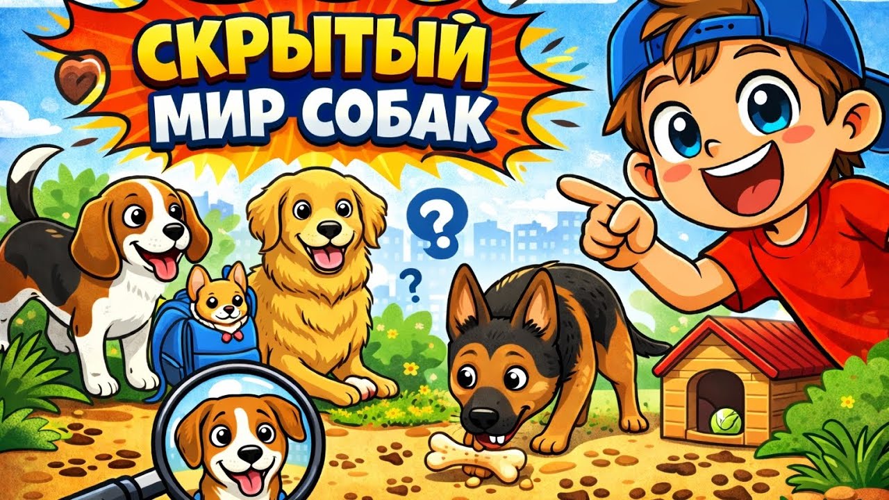 Скрытый мир собак 🐶 Удивительная жизнь наших друзей