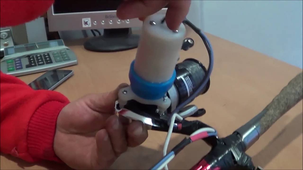 Electric Fishing  Reel Homemade