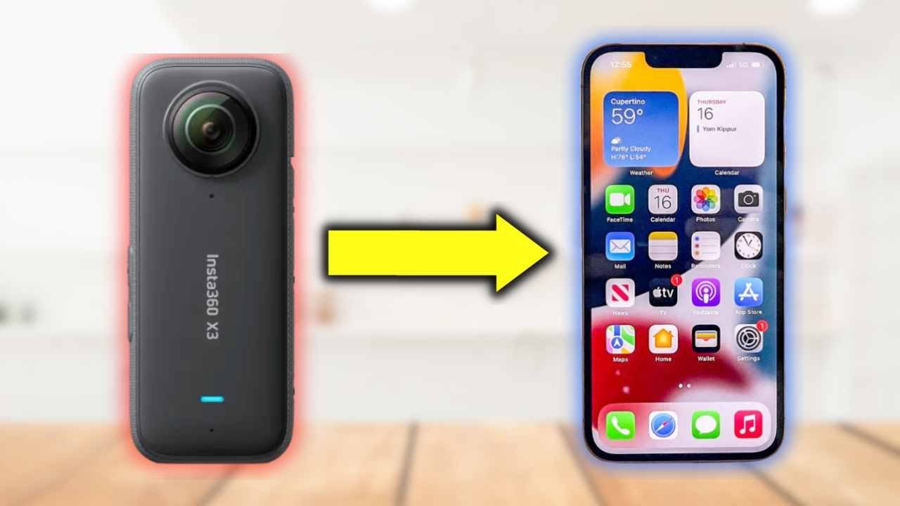 Insta360 X3 | Передача видео и фотографий на мобильный телефон