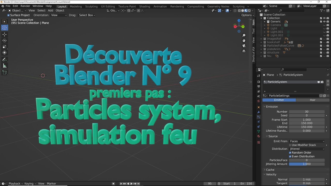 Blender 3.2.2 Débutant : AxelCours9