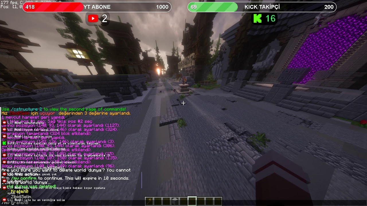 Minecraft Sunucumuzu Yapıyoruz !dc