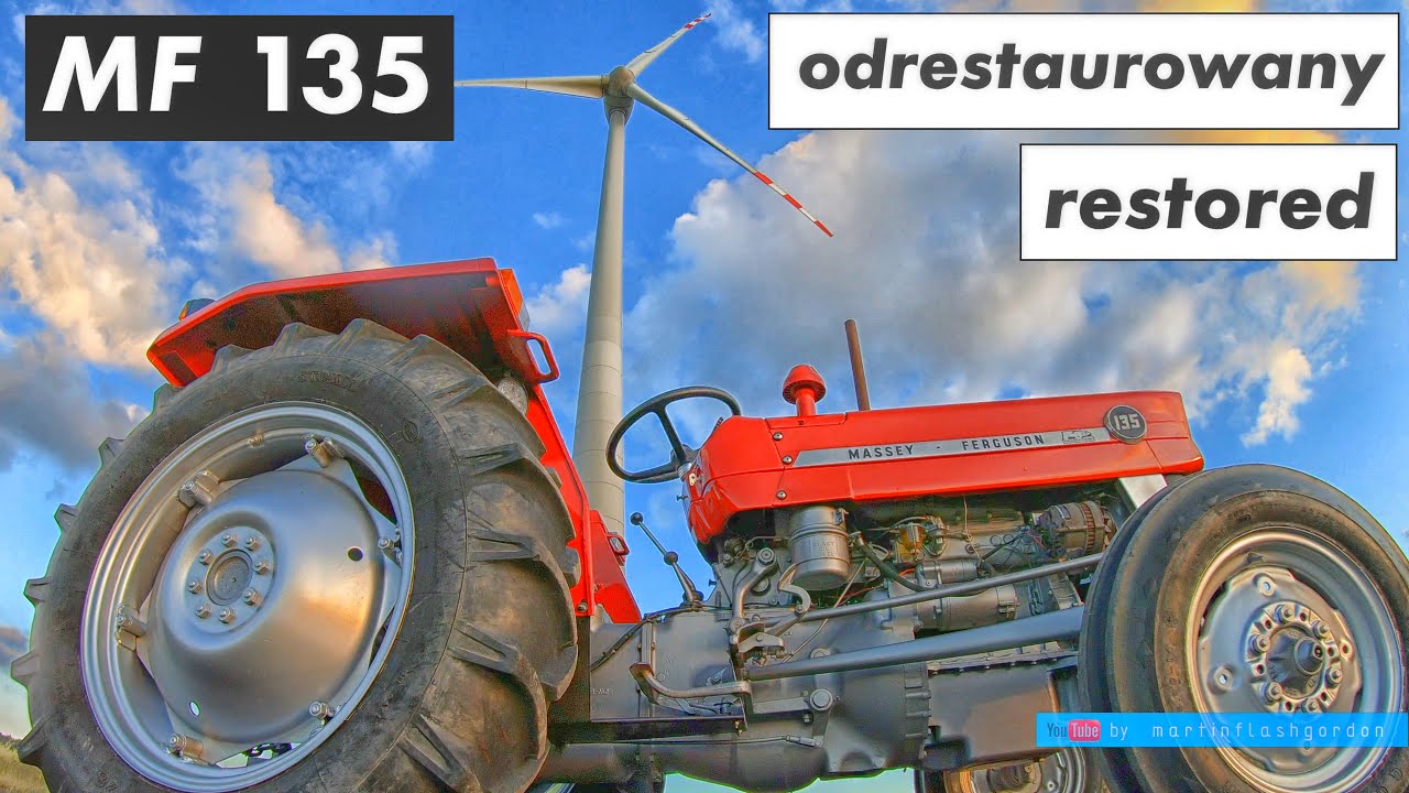 MF 135 restored | odrestaurowany Massey Ferguson 135