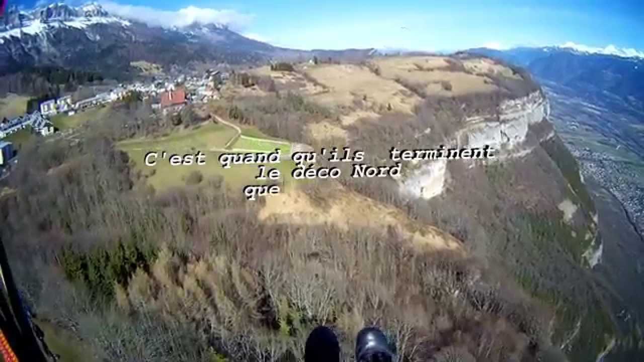 Parapente Saint Hilaire du Touvet 23 02 2014 HD