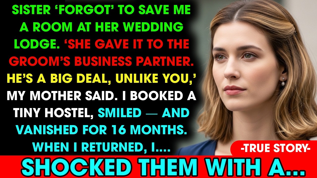 My Sister Didn’t Save Me A Room At Her Wedding, and My Mom Defender Her Decision So I Disappeared…
