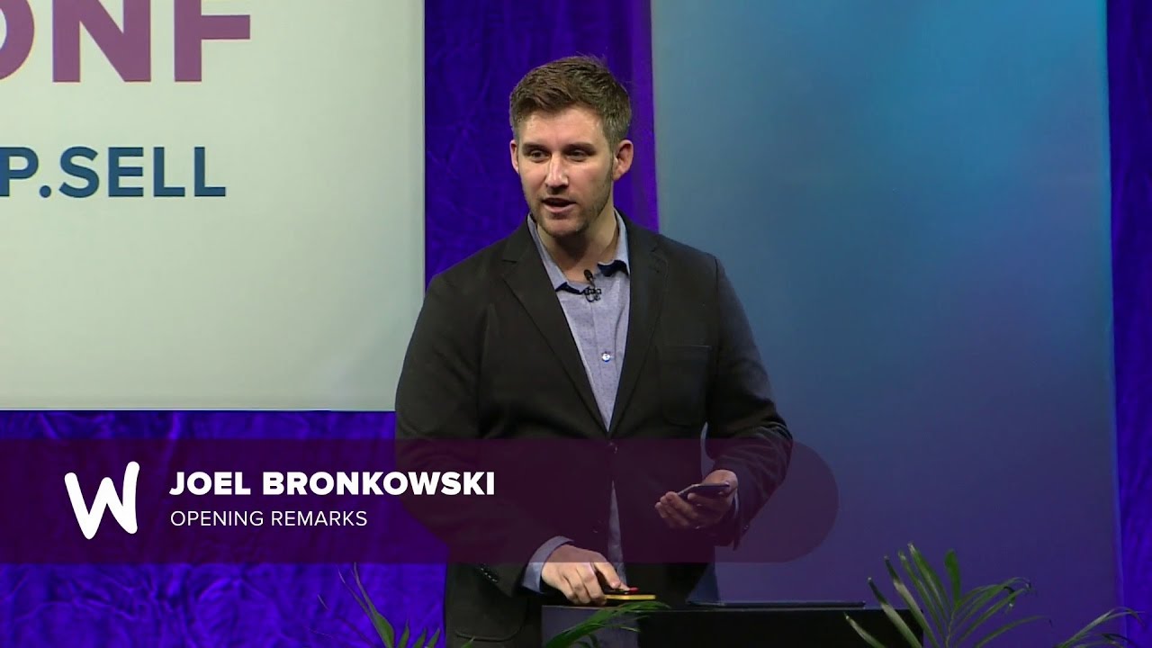 Joel Bronkowski - Opening Remarks