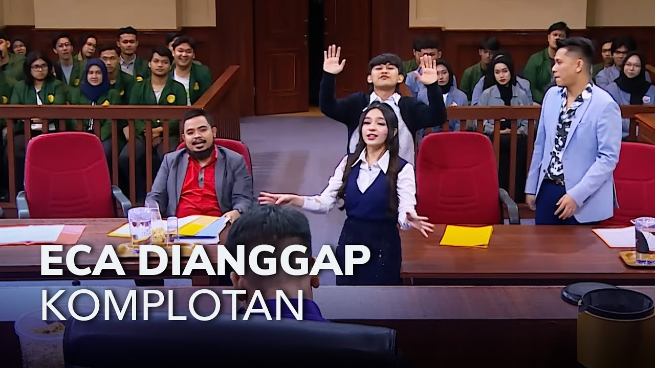 ECA DIANGGAP KOMPLOTAN DENGAN TERDAKWA STEVAN PASARIBU (2/4) MAIN HAKIM SENDIRI