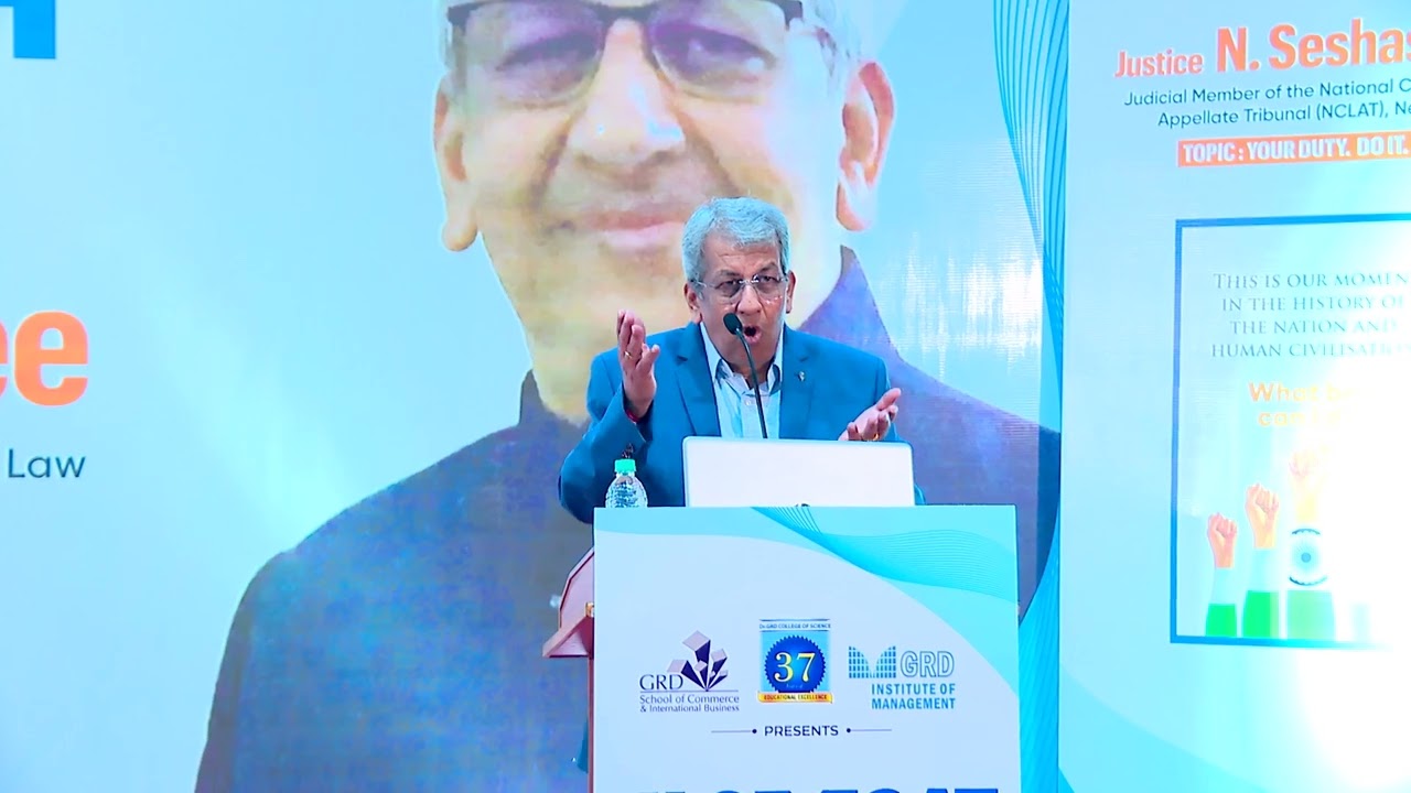Exclusive Face‑to‑Face with N. Seshasayee at GRD College Coimbatore | Vision, Insights & Advice