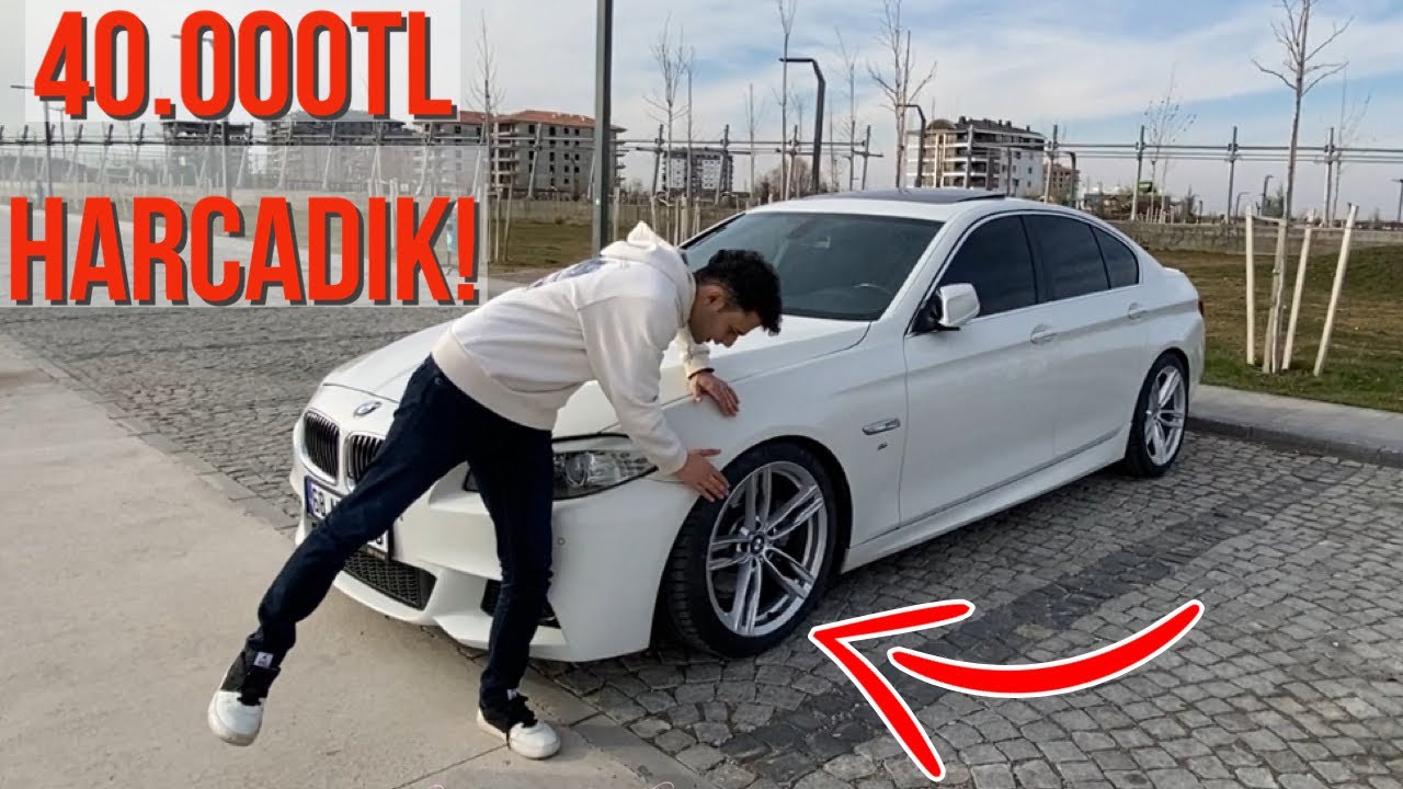 40.000TL HARCADIK! FİNAL! BMW 520 MODİFİYE ETTİK!