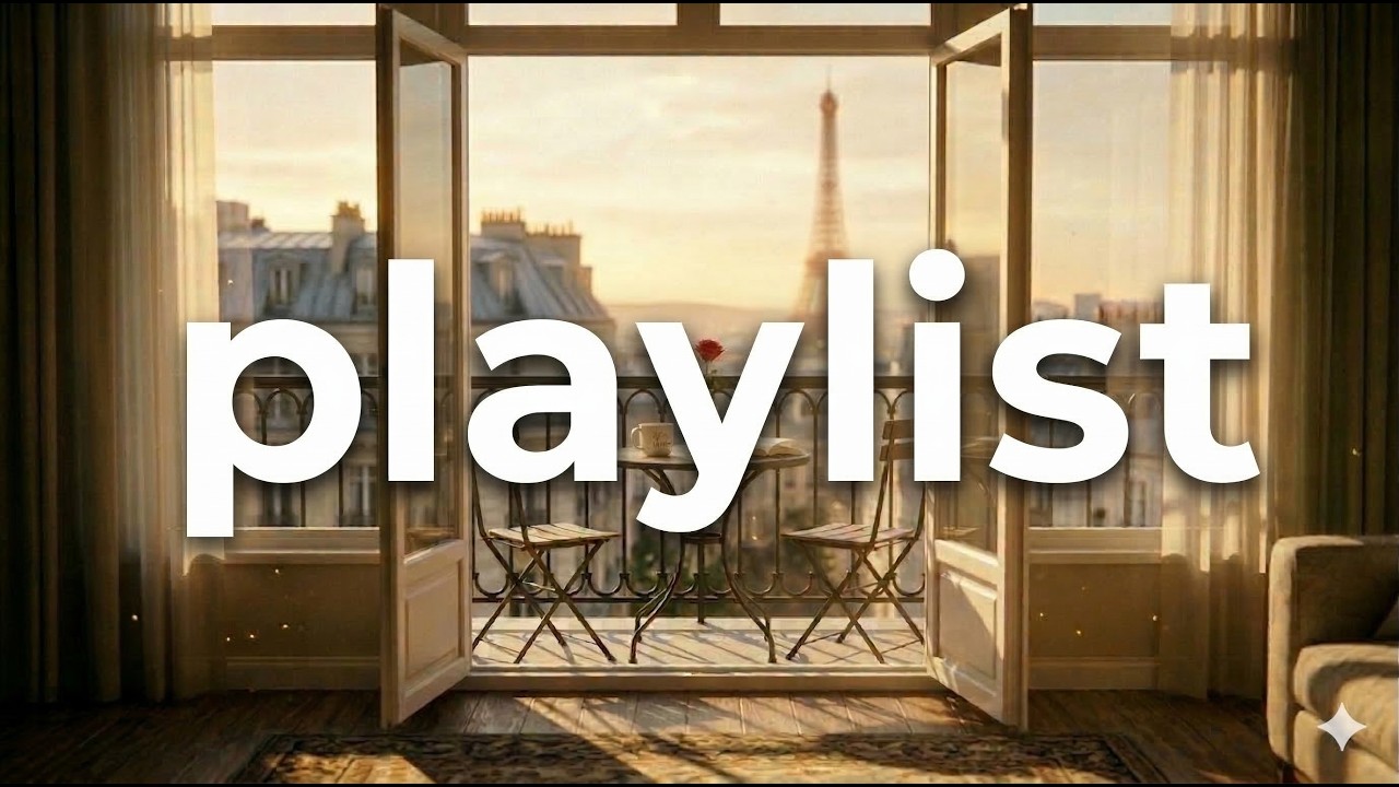 [Playlist] 낯선 도시에서의 일주일, 파리의 테라스에서 보내는 오후 🍷  Parisian Mood Indie Pop