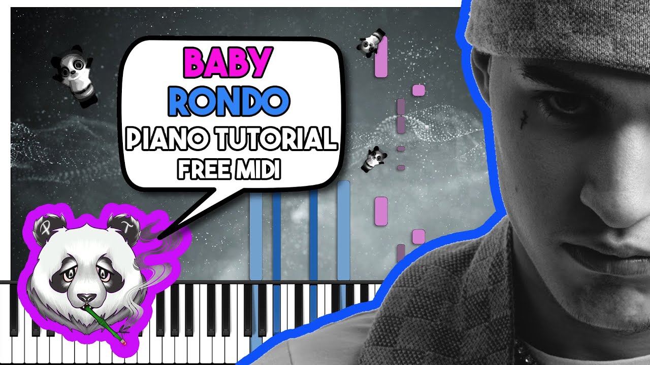 RONDO - BABY - Piano Tutorial (FREE MIDI)