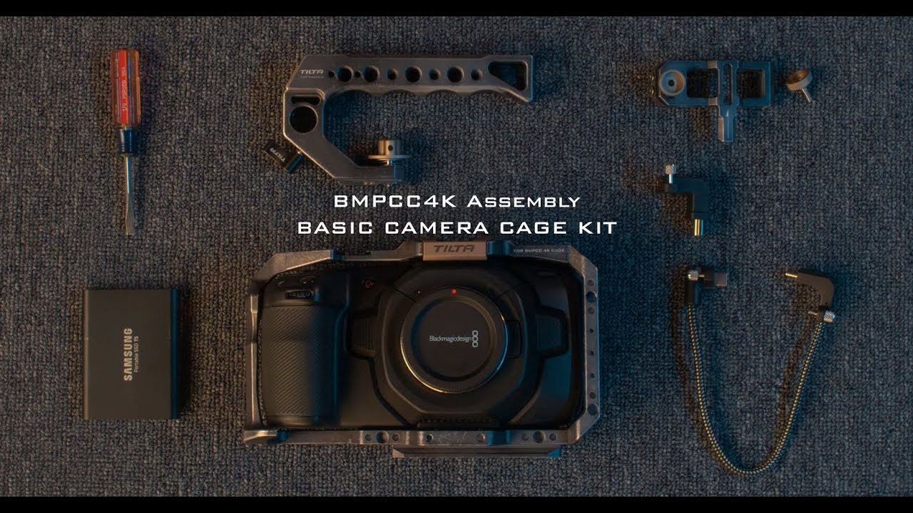 Как собрать базовый комплект клетки Tilta для BMPCC4K