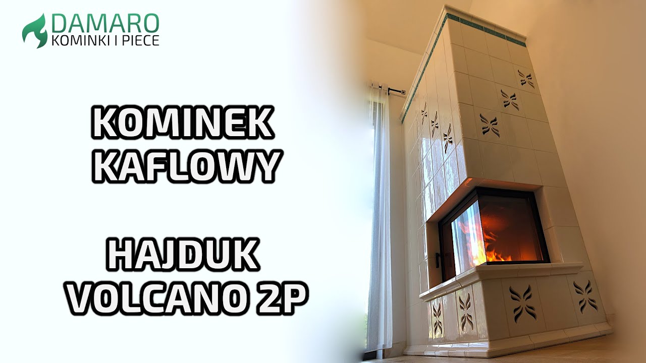 Kominek kaflowy - Hajduk Volcano 2P  - Damaro Kominki i Piece - Kominki Kaflowe Śląsk / Rybnik