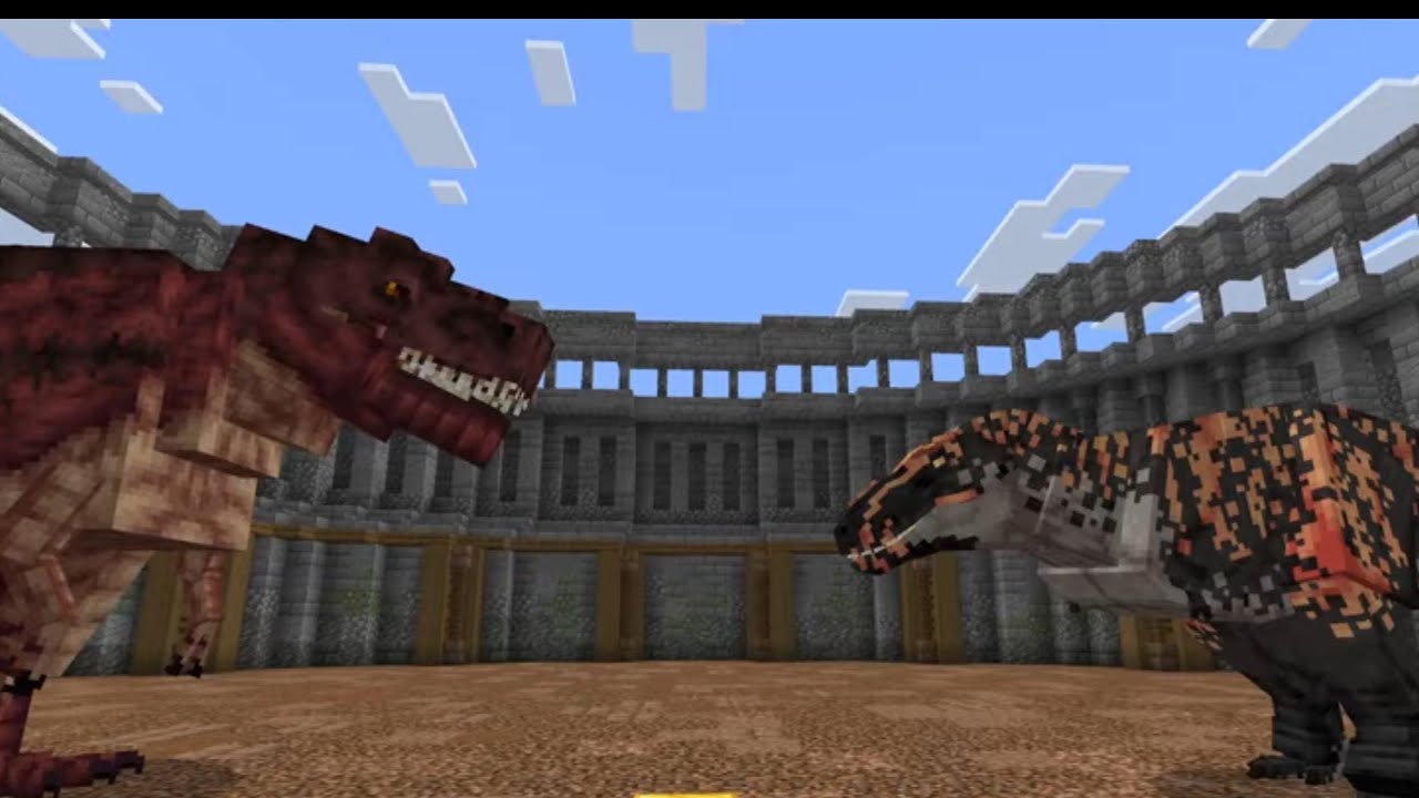 Prehistoric Animalia VS The Dinosaur Era Add-on | Mob Battle | Minecraft Bedrock Edition