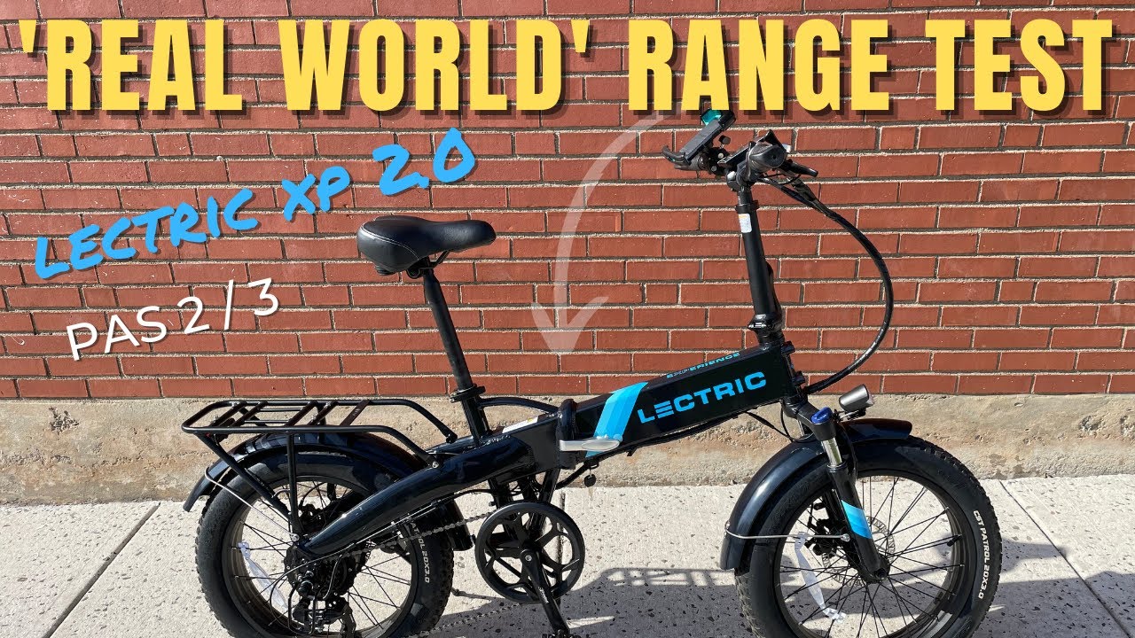 Lectric XP 2.0 Real World Range Test 10.4ah battery