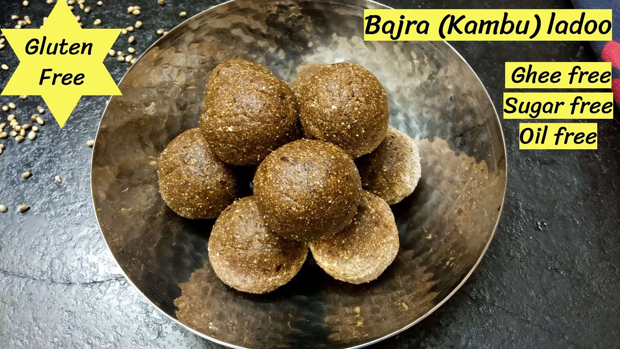 Bajra Ladoo | Kambu Ladoo | Sugar free | Ghee free | Oil free | Weight Loss Sweet Recipe
