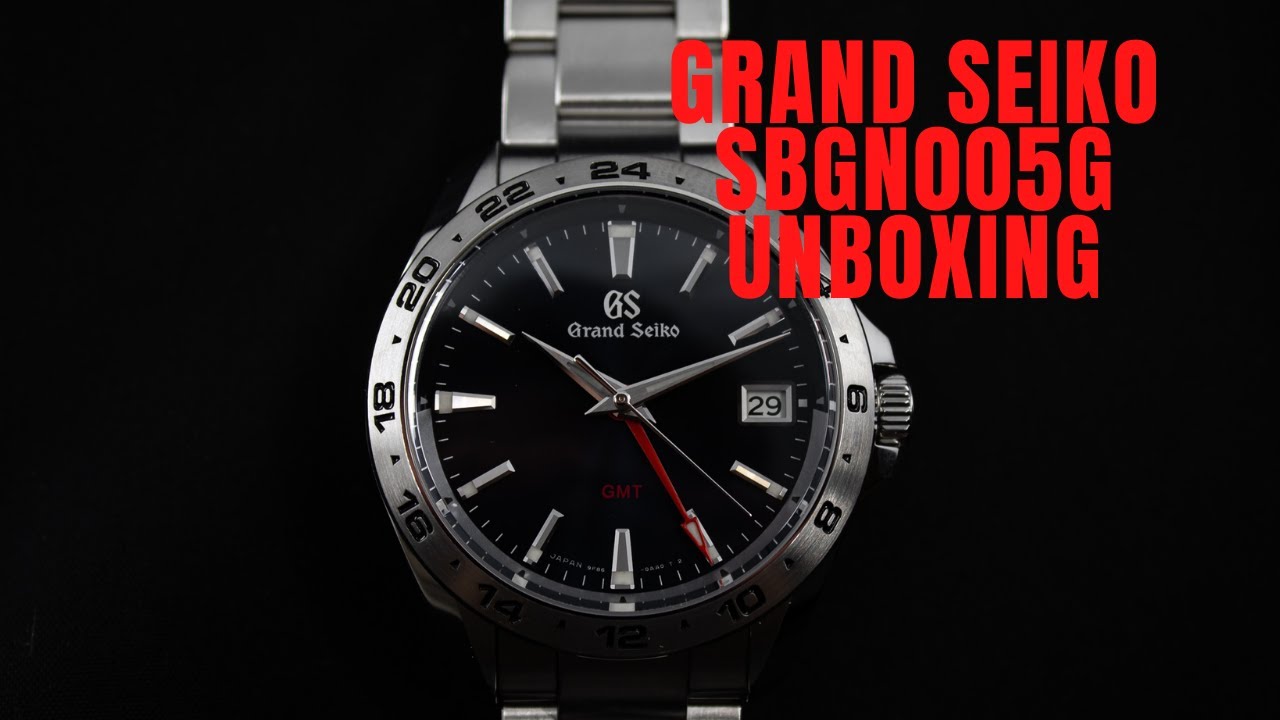 Распаковка Grand Seiko SBGN005G - Optura Nordic