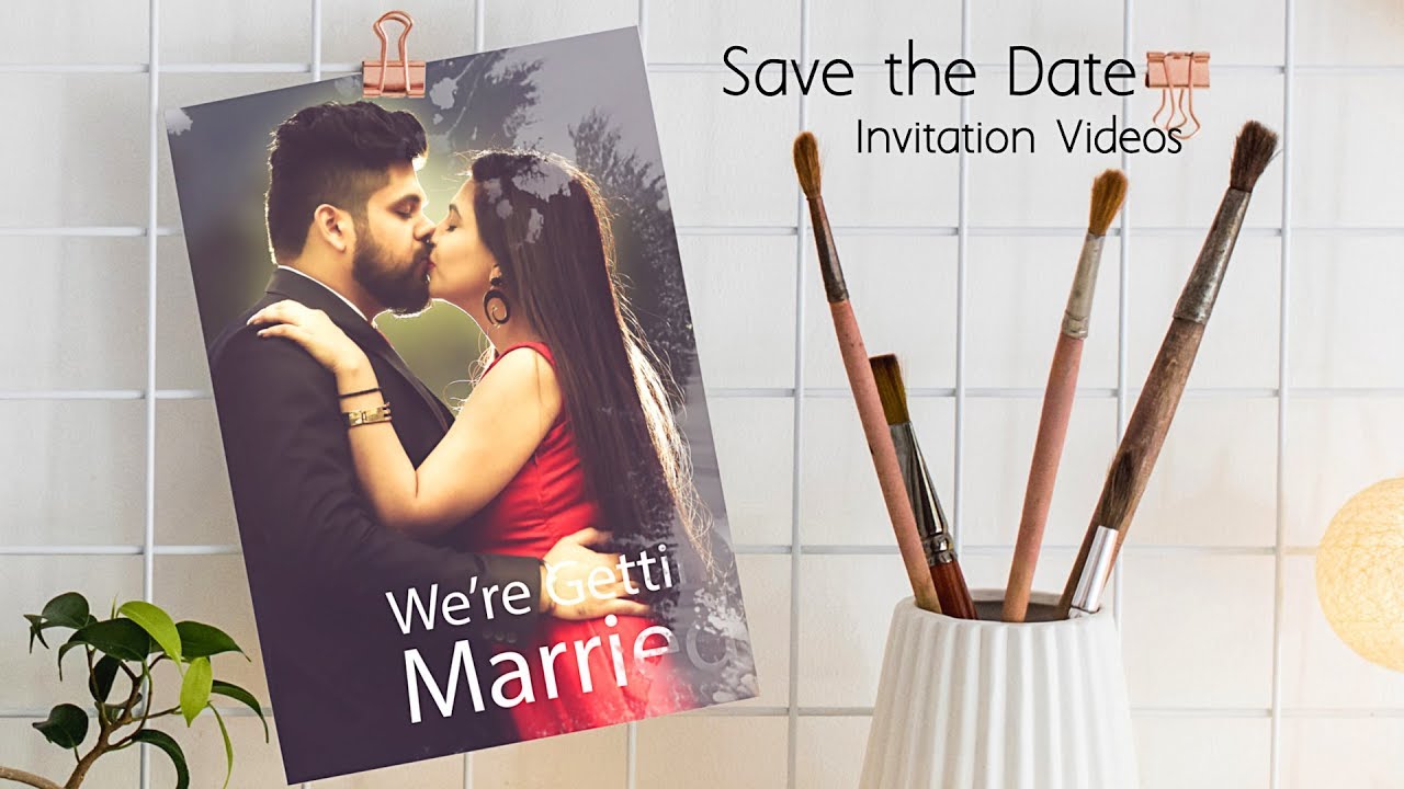 Royal and Innovative Wedding Invitation Video | Video Tailor | Save the Date Videos 2018