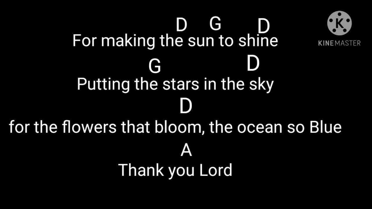 I Just Want To Thank You Lord lyrics with Chords/ Subscribe na!