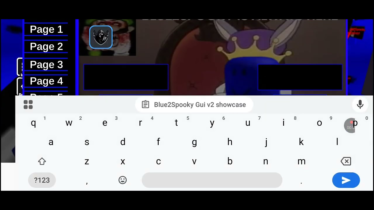 Blue2Spooky Gui v2 showcase 
