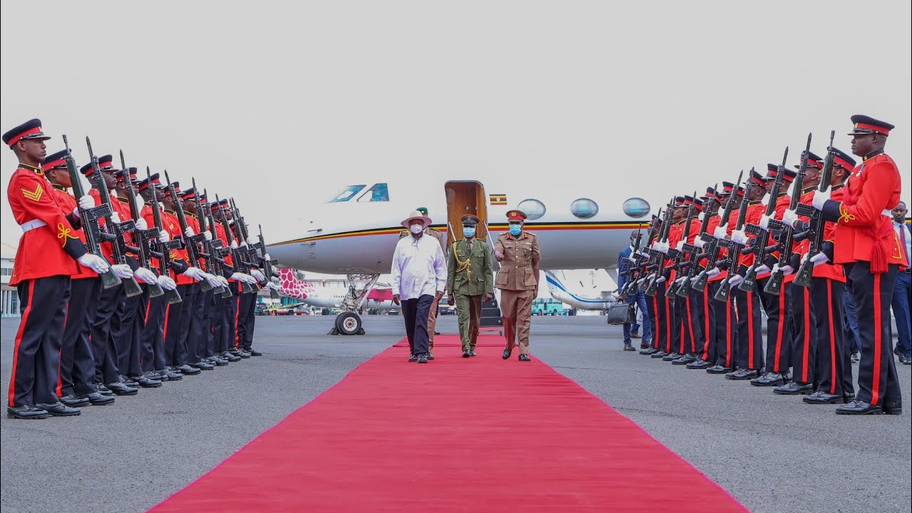 Museveni welcomed in Nairobi for an official visit, meets President William Ruto at the State House