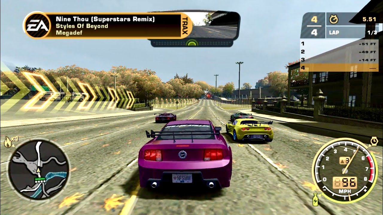 Epic 3 Lap Circuit Race by Ford Mustang GT | Need for Speed Most Wanted