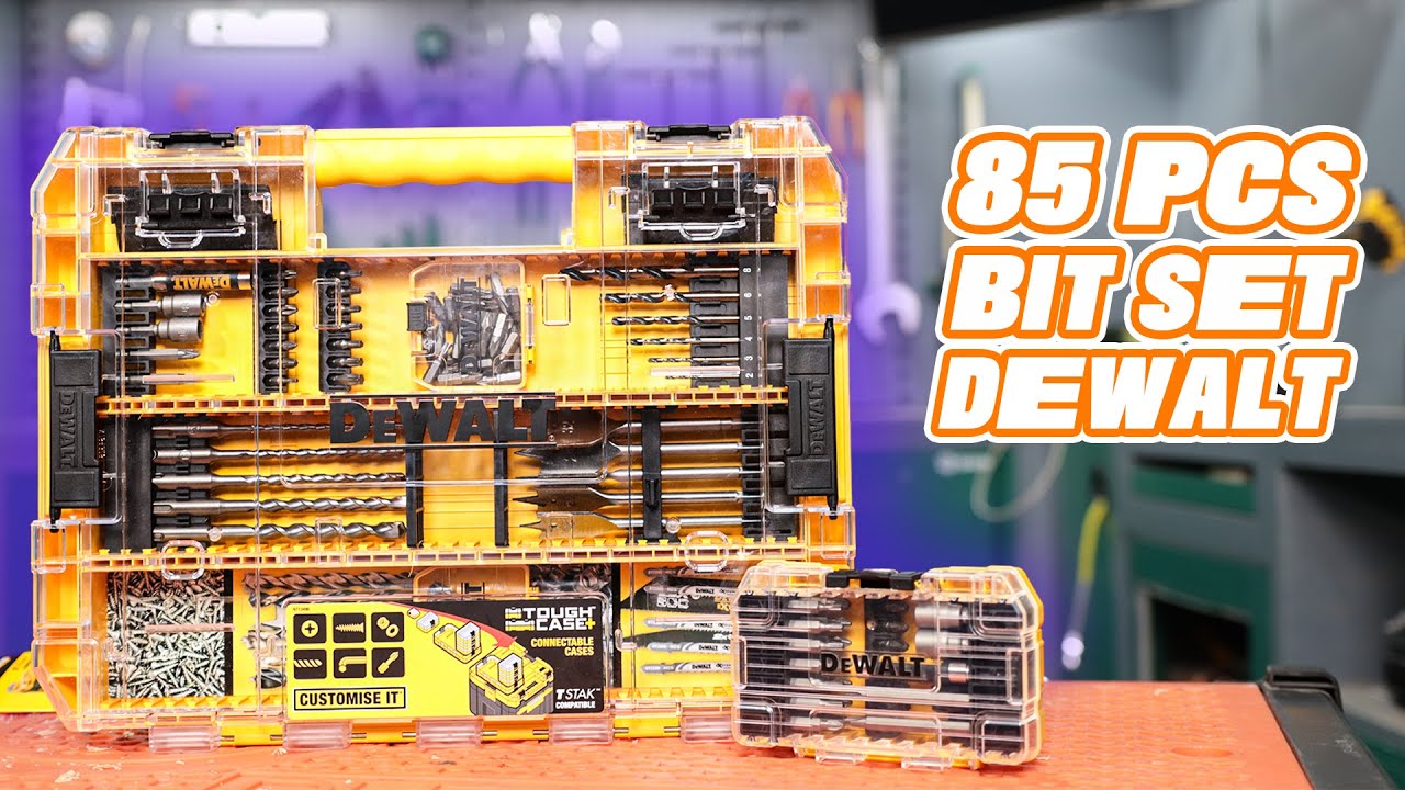 INI BARU KOMPLIT Kerja pun jadi senang | Dewalt DT70762 85PC Bit Set HSS  Tstak Case