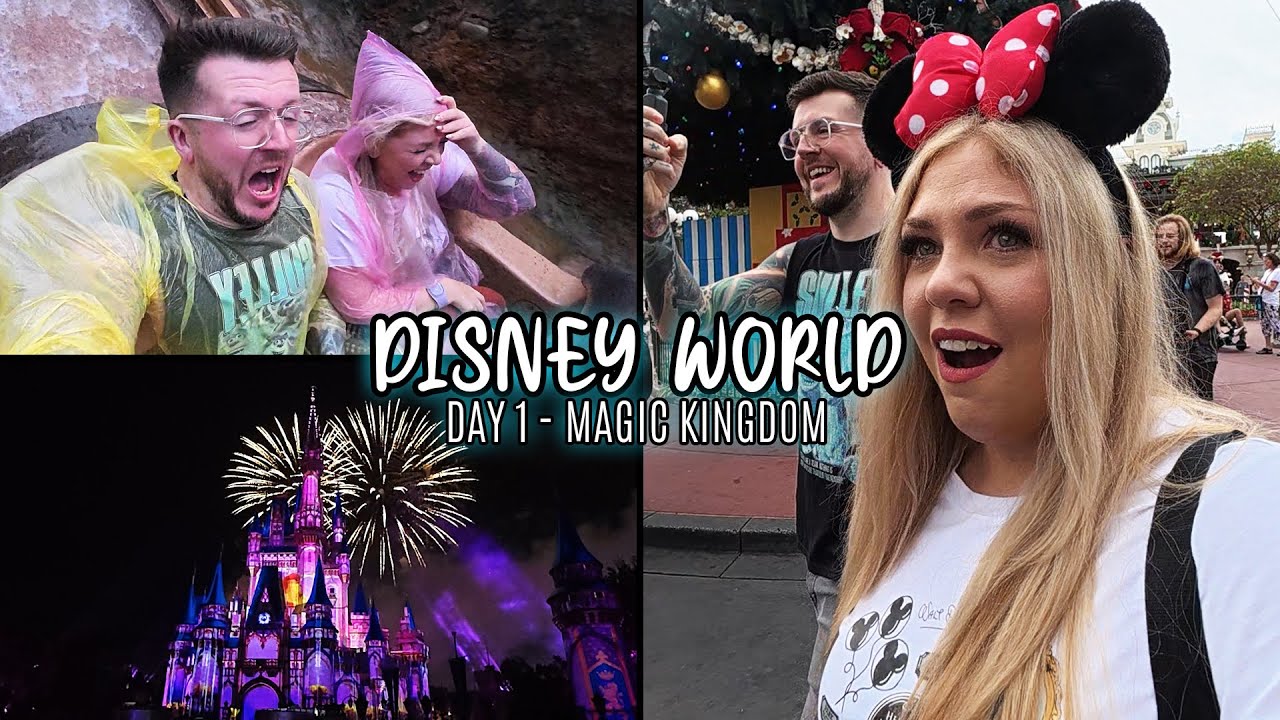 OUR FIRST TIME AT MAGIC KINGDOM! 🏰✨ Disney World Day 1 | Starlight Parade & Happily Ever After 🎆