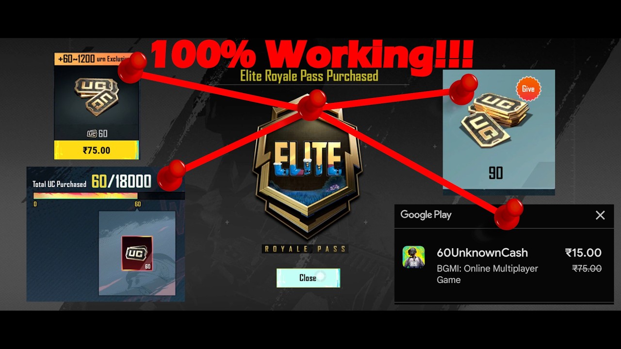 FREE BGMI Royal Pass Trick LIVE | Got 210UC at 15rs Only 🤑🤑