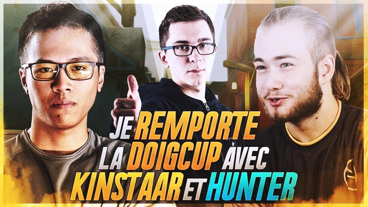 JE GAGNE LA DOIGCUP AVEC KINSTAAR ET HUNTER ! - FORTNITE