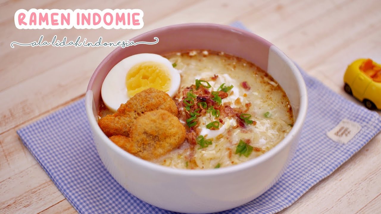 MIE INSTAN KUAH + MAYO - Indomie Ramen Resep