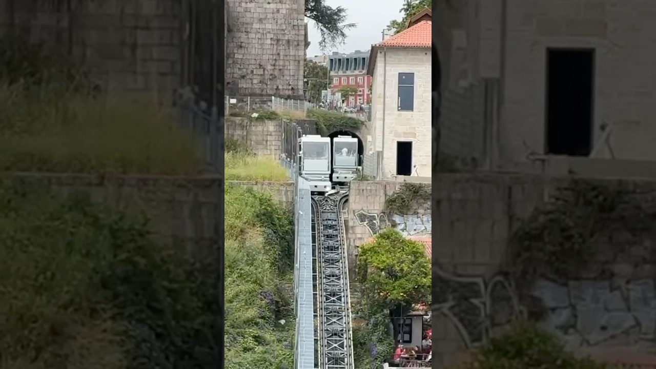 Standseilbahn Funicular dos Guindais Porto #bergbahnen