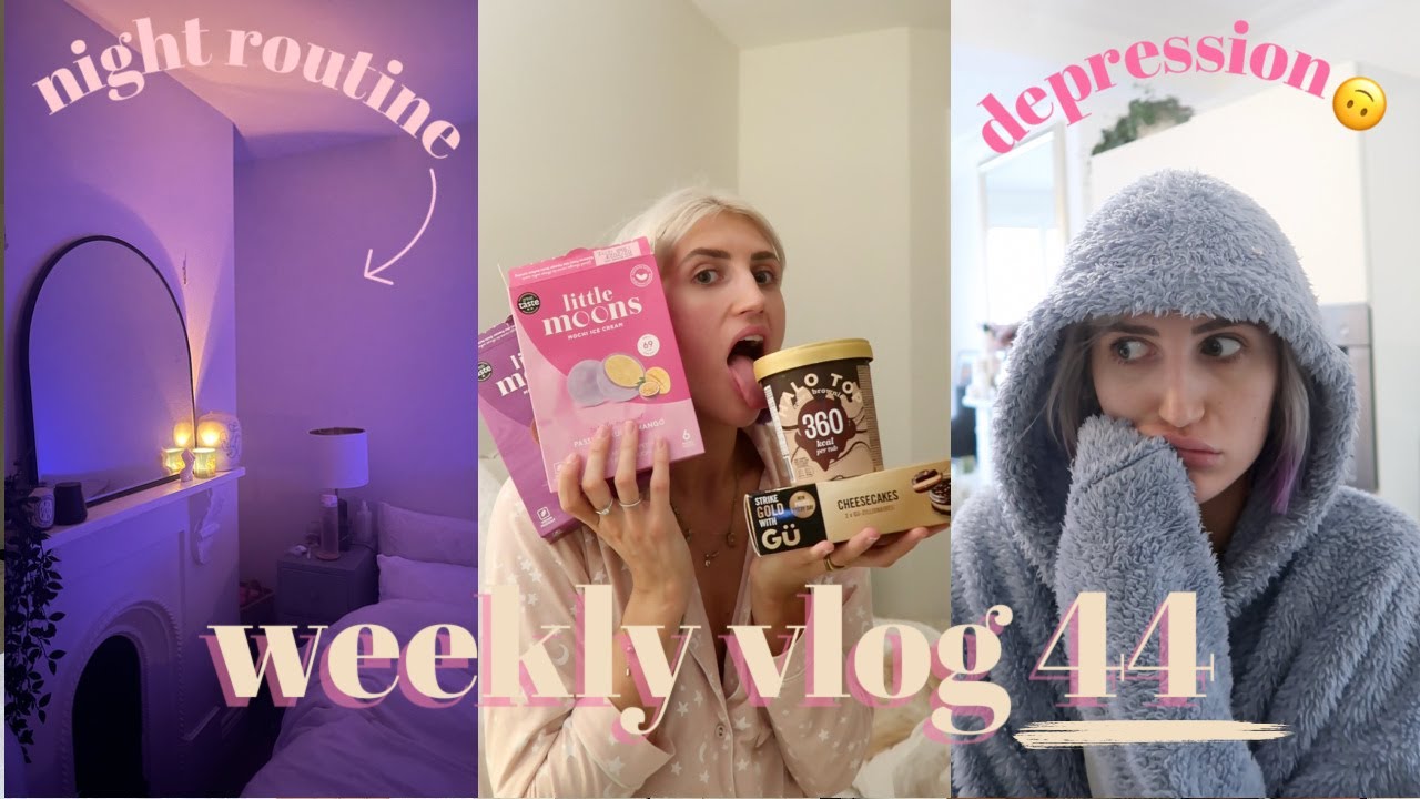 cosy autumn morning & evening routines and feeling depressed for no reason?🙃 weekly vlog 44
