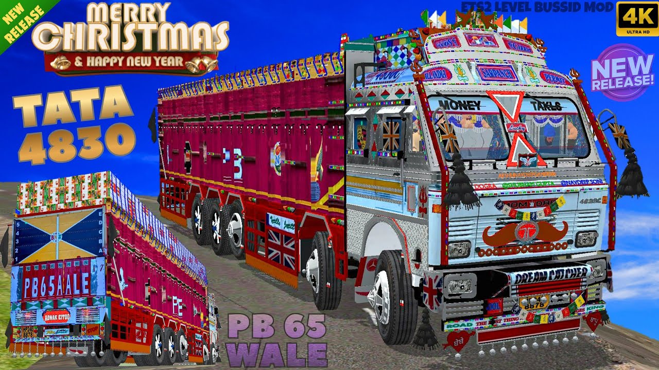 💯 Ets2 Lavel Bussid Mod Tata 4830 PB 65 Wale Truck Mod Download Bus Simulator Indonesia